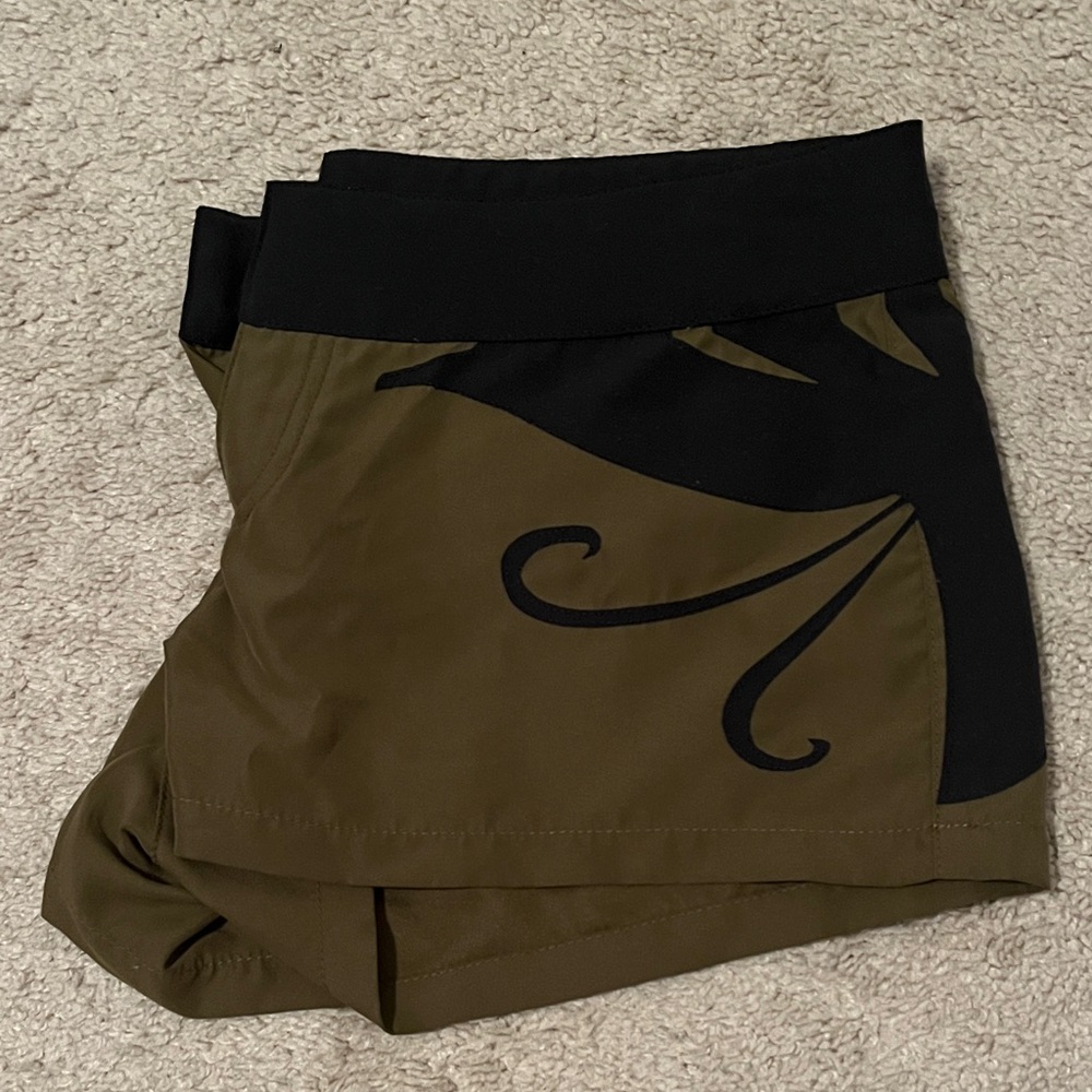 Oakley Black and Tan Athletic Shorts